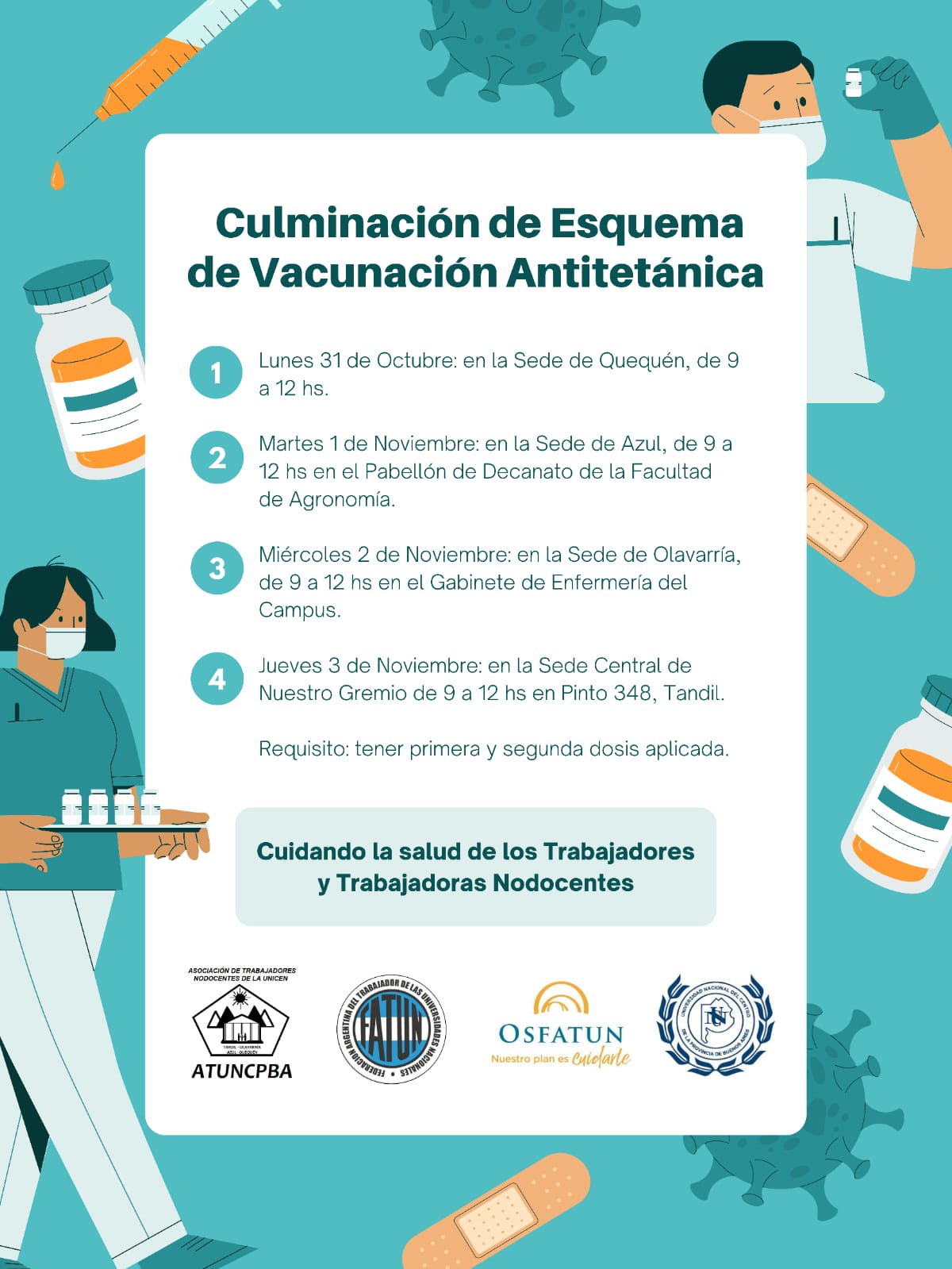 culminacion vacunacion antitetanica