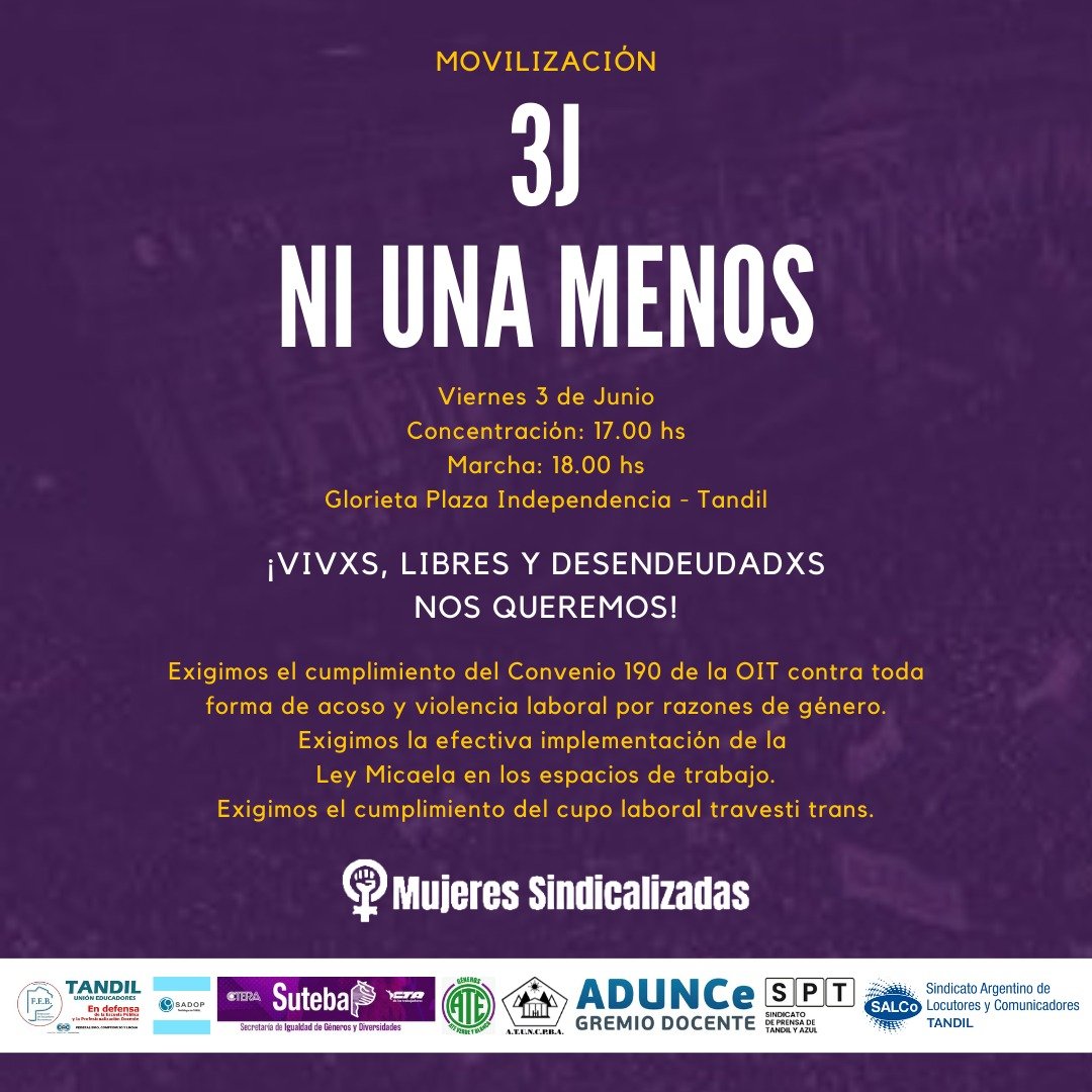 niunamenos 2022 tandil